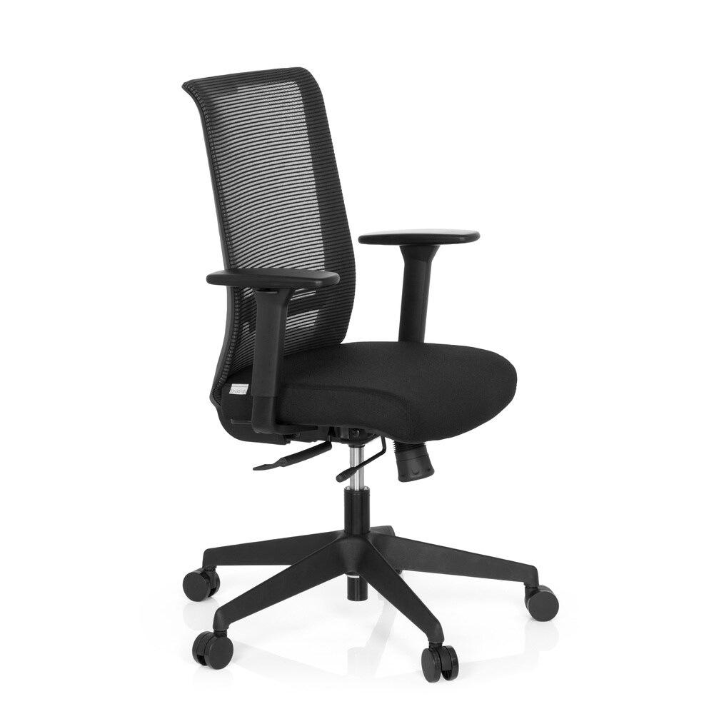Profi Bürostuhl CONISTON Stoff/Netzstoff mit Armlehnen hjh OFFICE