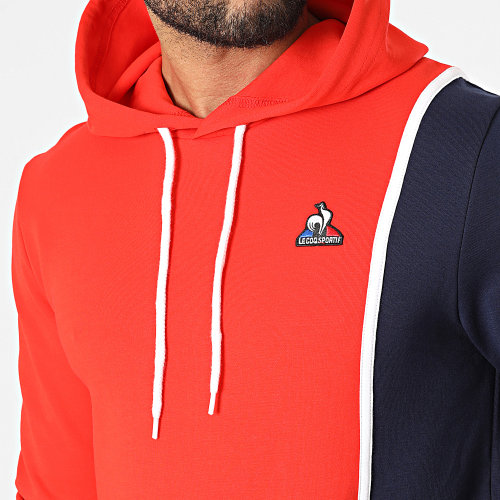 Sweat Capuche 2220291 Orange Bleu Marine