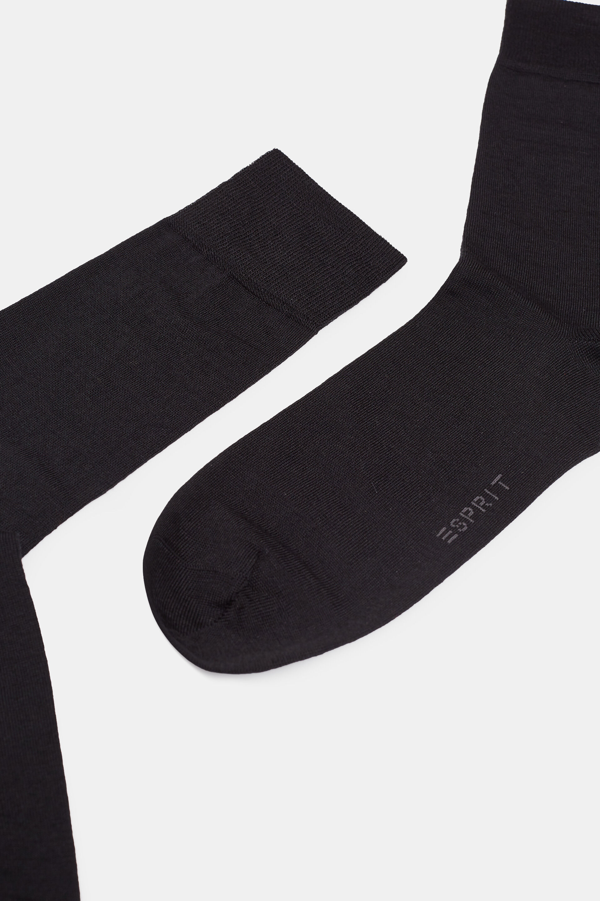 Lot de 2 paires de chaussettes en fine maille à teneur en laine vierge