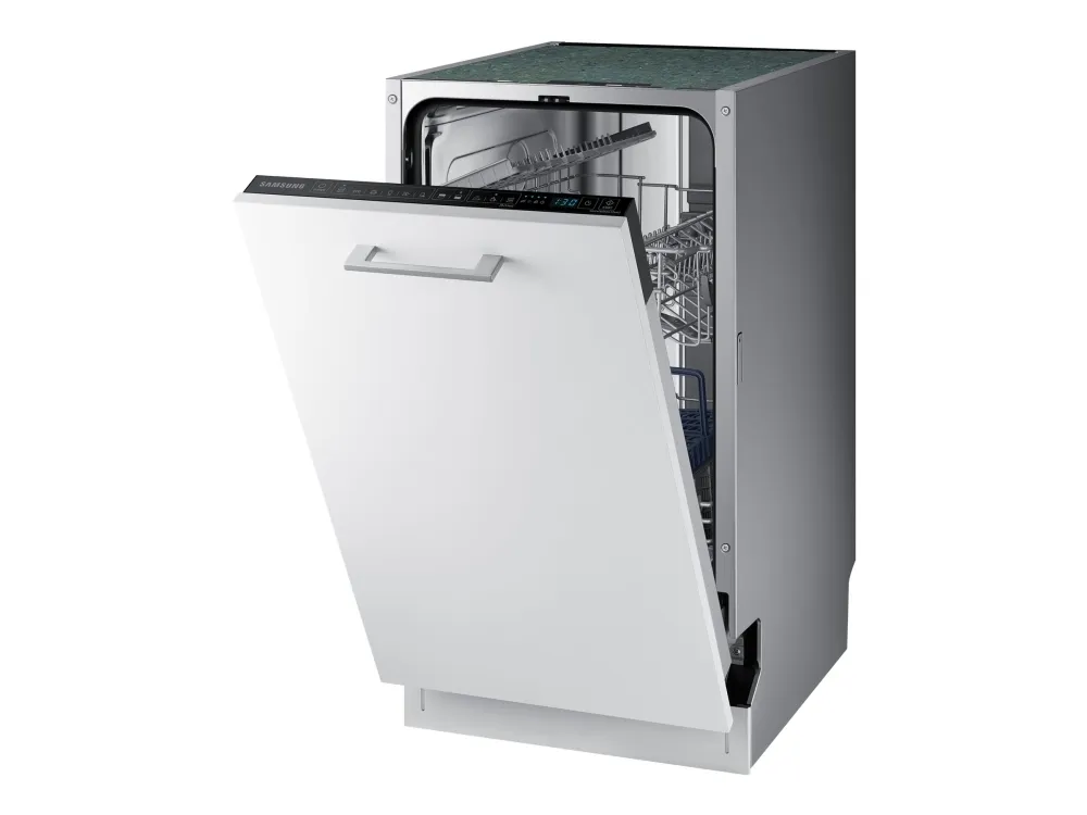 Samsung DW50R4060BB, Fuldt indbygget, Slimline (45 cm), Touch Control, Kurv