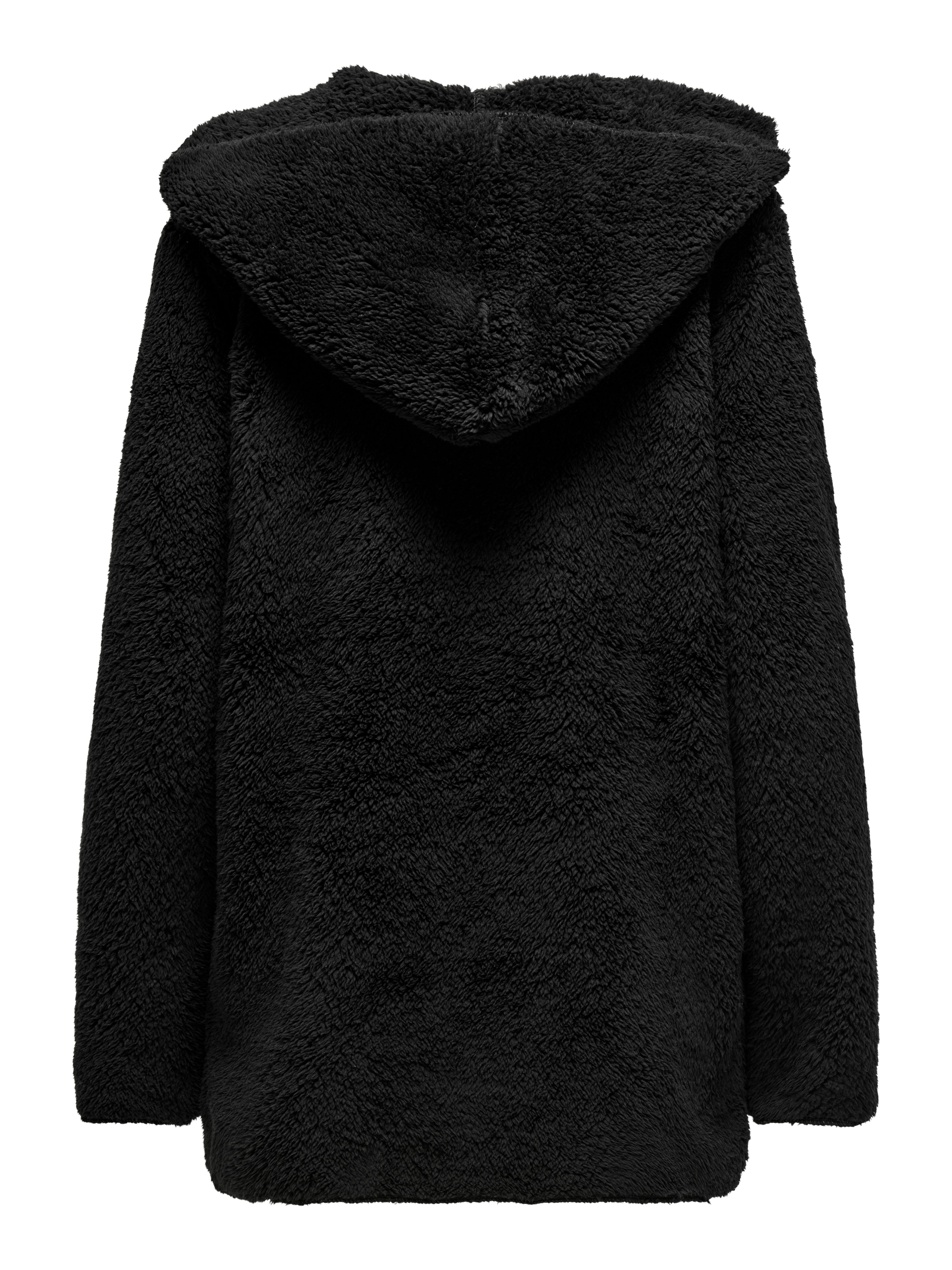 ONLCONTACT Teddyfell Jacke Black