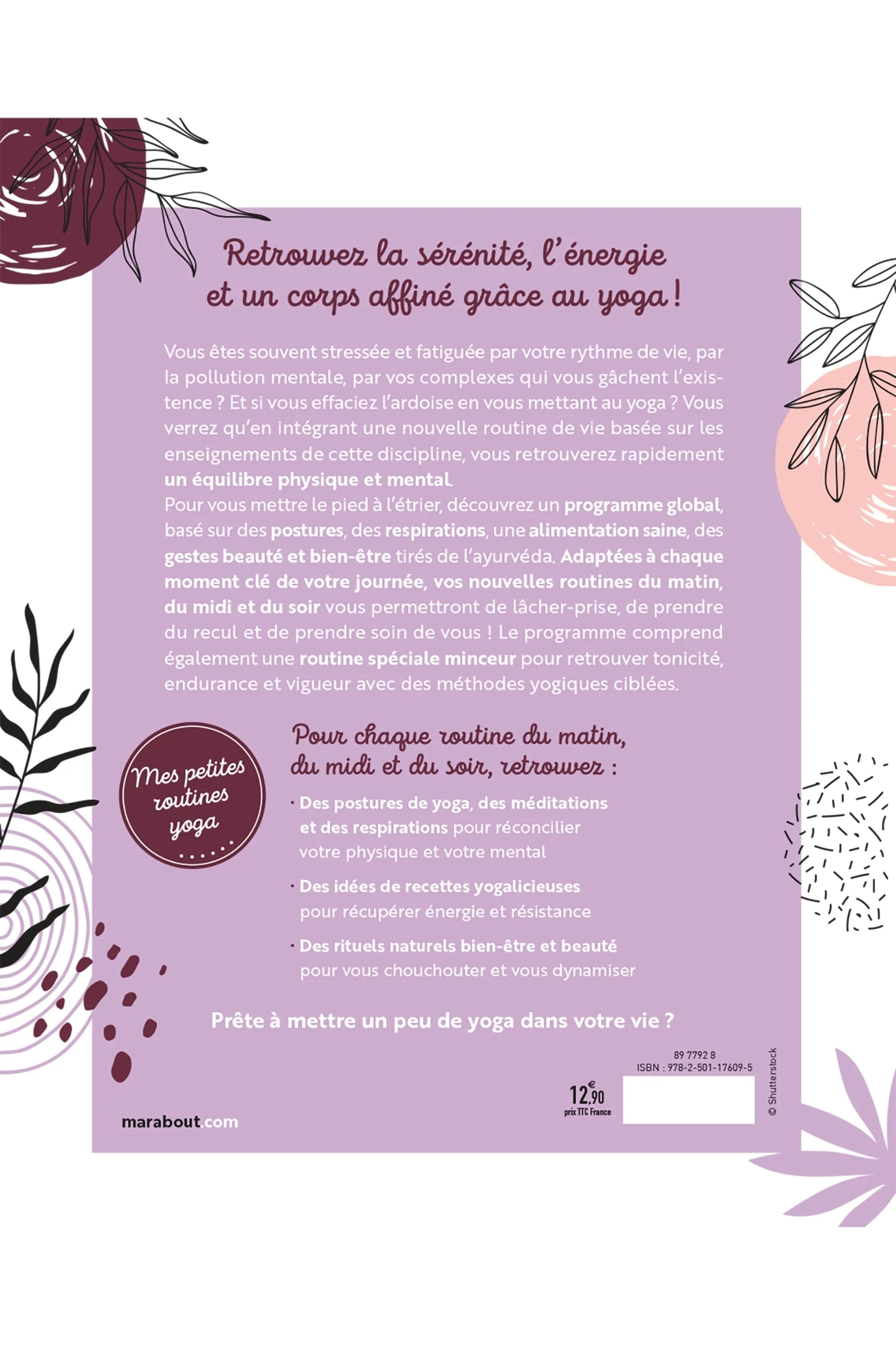 Marabout Mes petites routines yoga