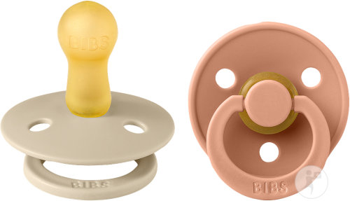 Bibs Colour Collection Sucettes 6-18 Mois Taille 2 Vanilla Peach 2 Pièces