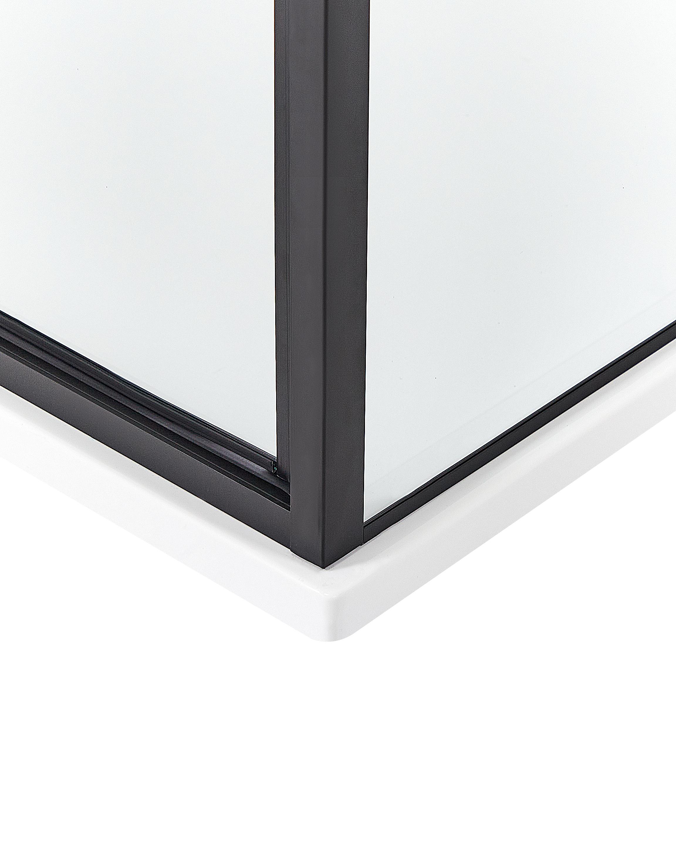 Douchecabine DARLI 90 x 90 x 185 cm Zwart