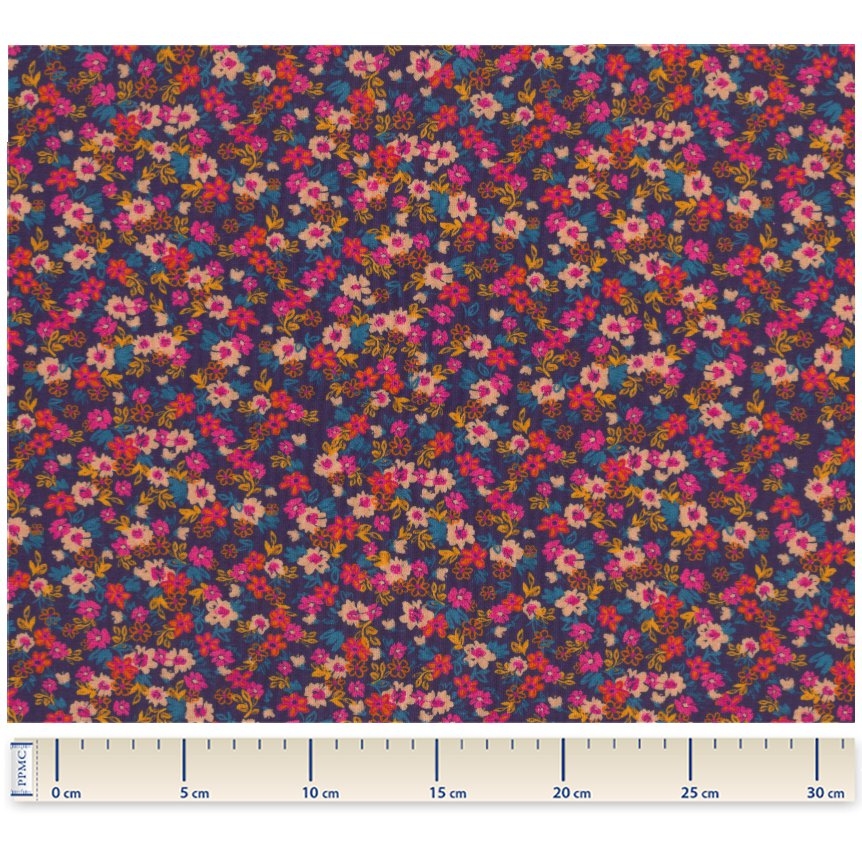 Coupon Tissu Jersey 1 M - Hippie Fleurie