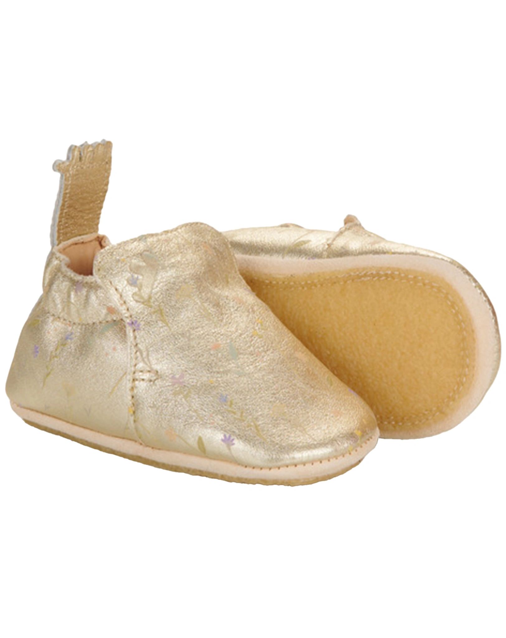 Krabbelschuhe MY BLUBLU HERBIER in gold