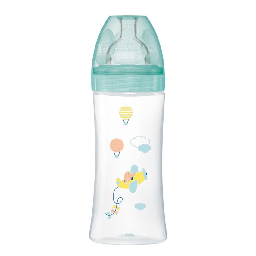 Biberon anti-colique Sensation 330ml 6m+ - Ecru