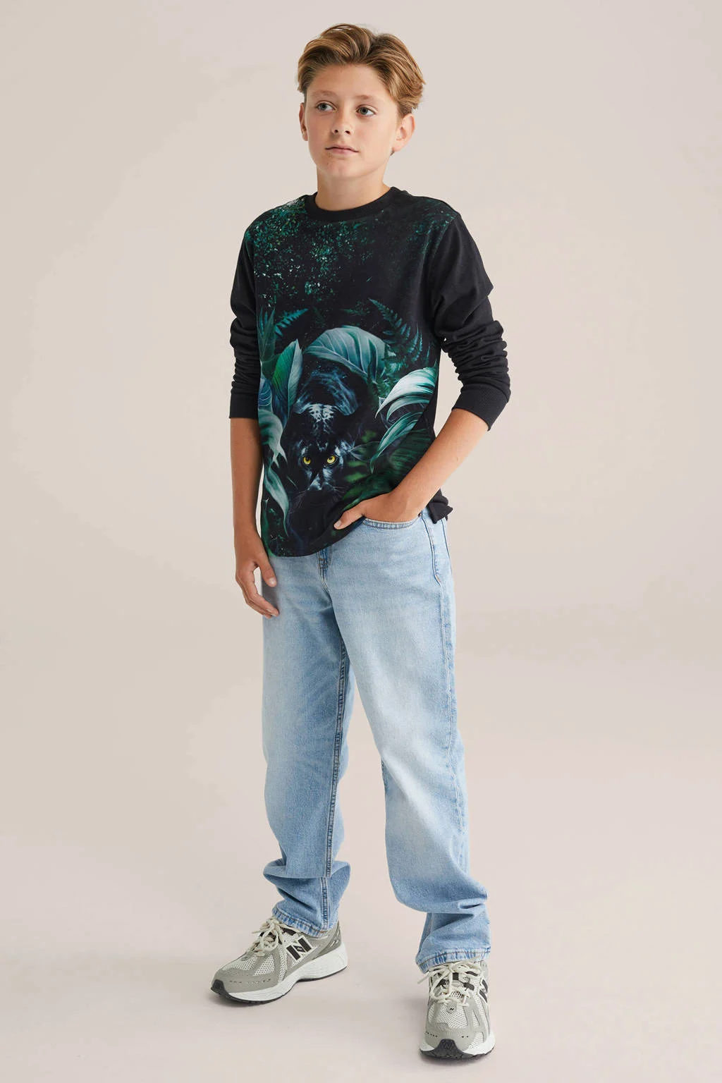 WE Fashion Blue Ridge longsleeve zwart