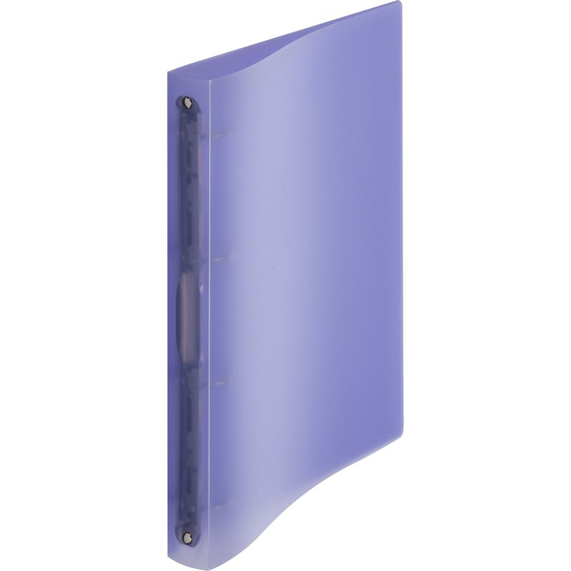 Classeur 4 anneaux plastifié Viquel Propysoft A4 - Dos 2,5 cm couleurs pastels translucides assorties