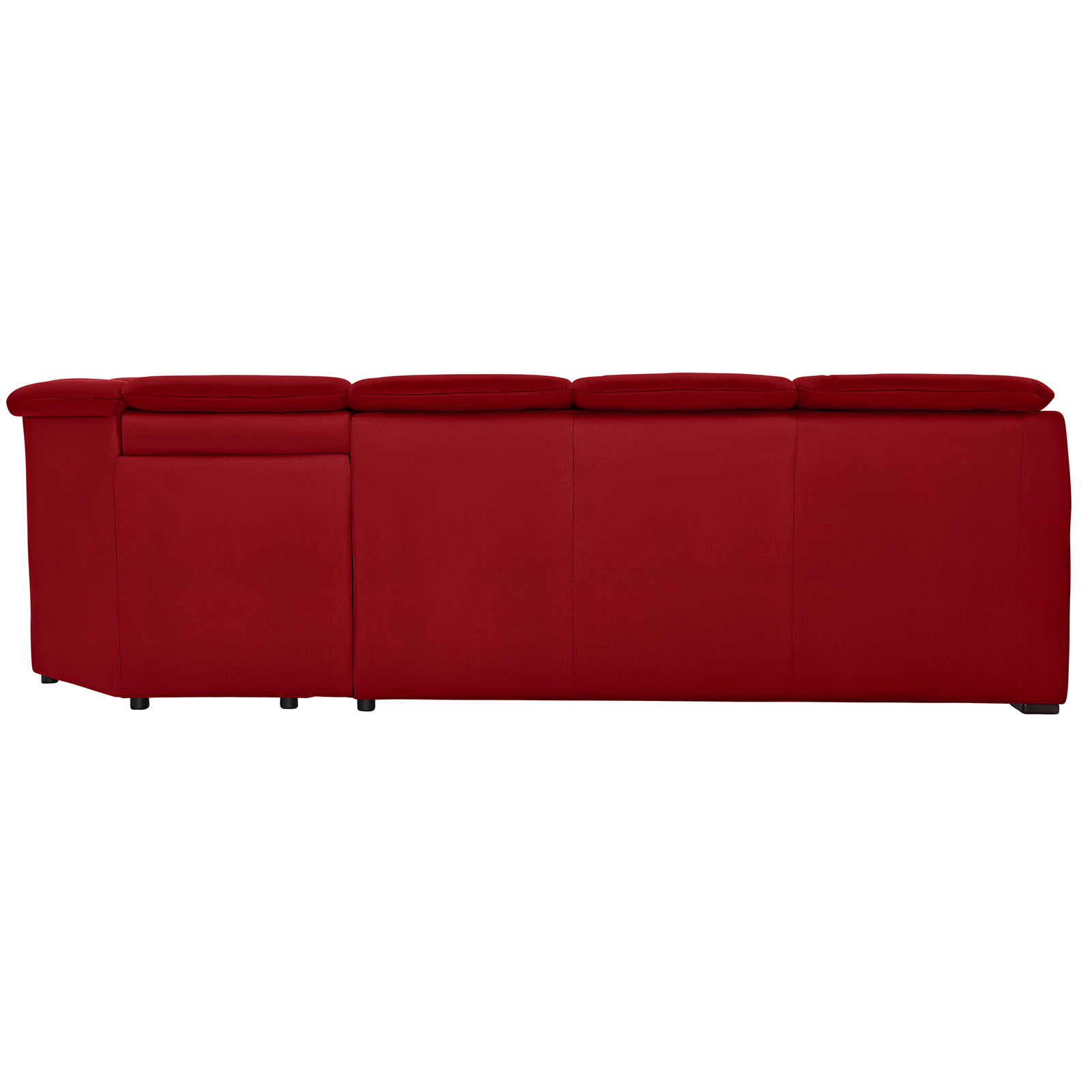 polsterpower Ecksofa - Miro bordeaux - Basismodell - rechts