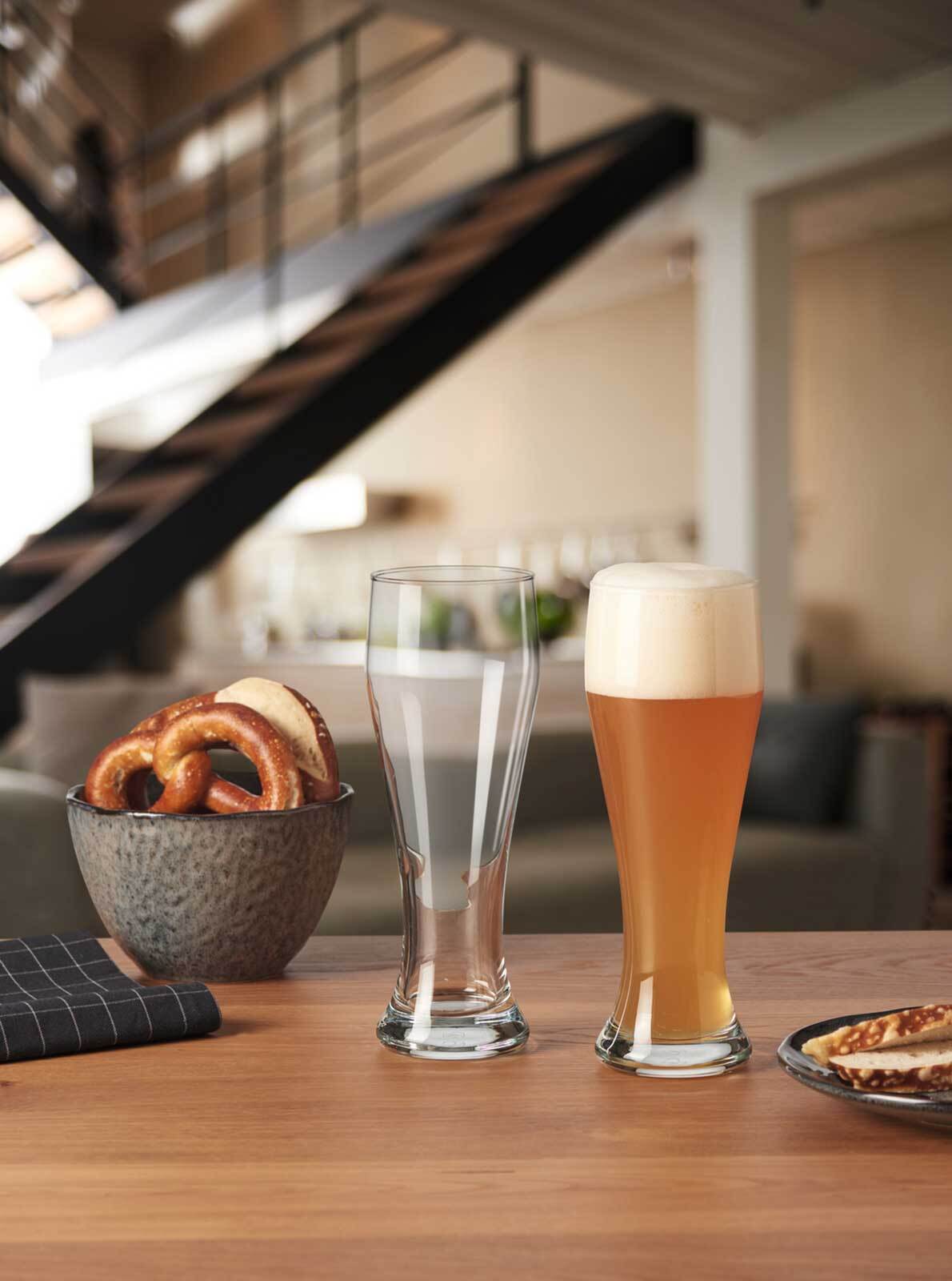 Leonardo Biergläser Weizenbierglas 0,5l 500 ml 6er Set