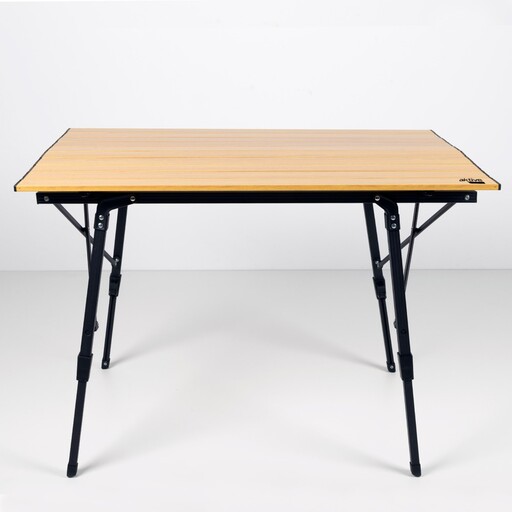 Mesa dobrável Aktive para glamping com altura ajustável