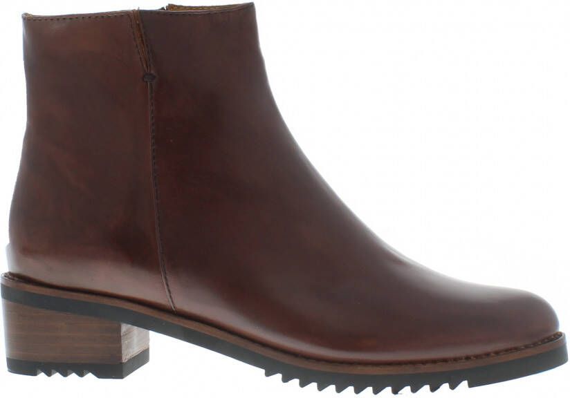 EVERYBODY Enkellaarsjes Dames Belport Maat: 44 Materiaal: Leer Kleur: Bruin