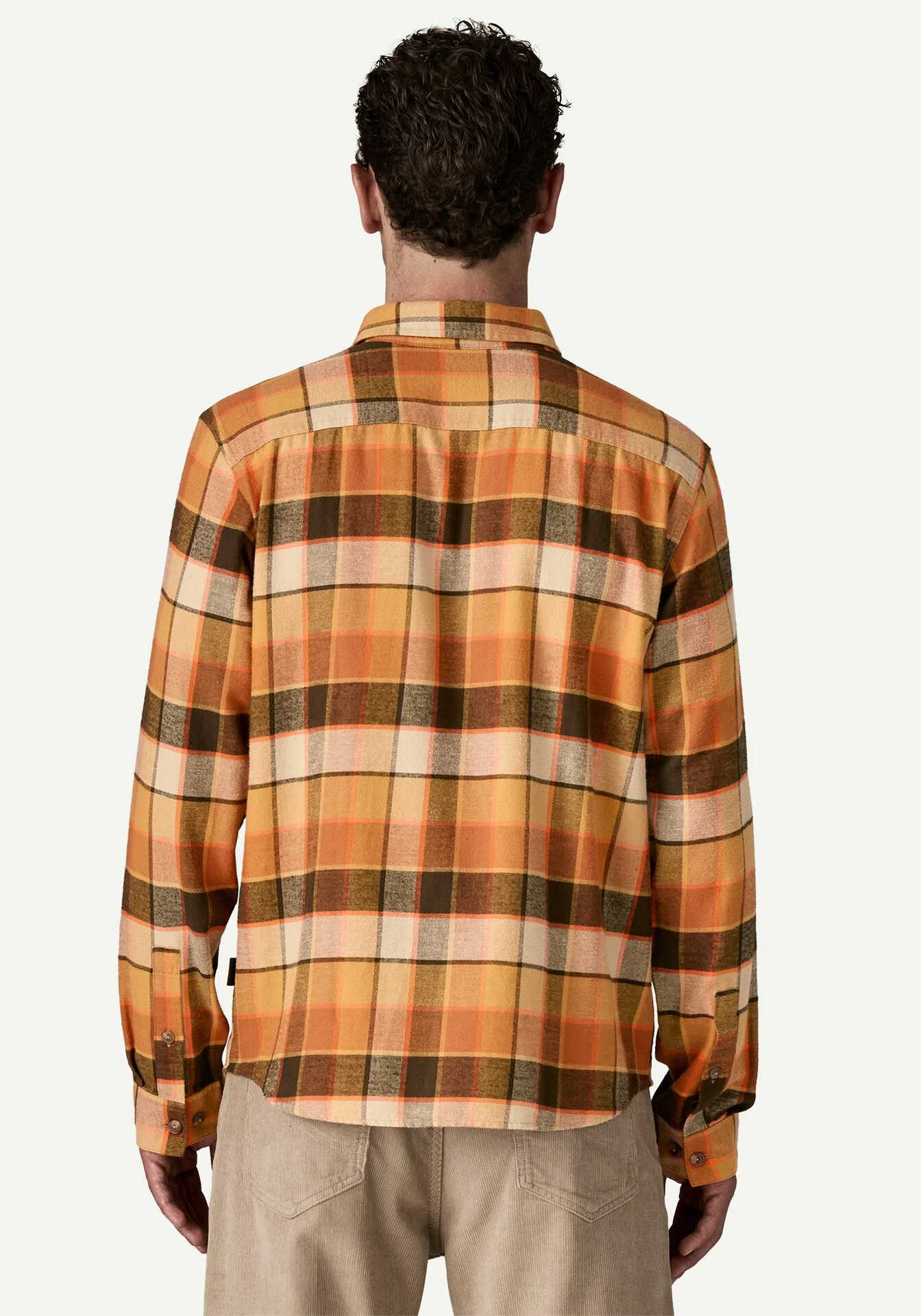 Patagonia Flanellhemd M's L/S LW Fjord Flannel Shirt Rocky Otter Brown