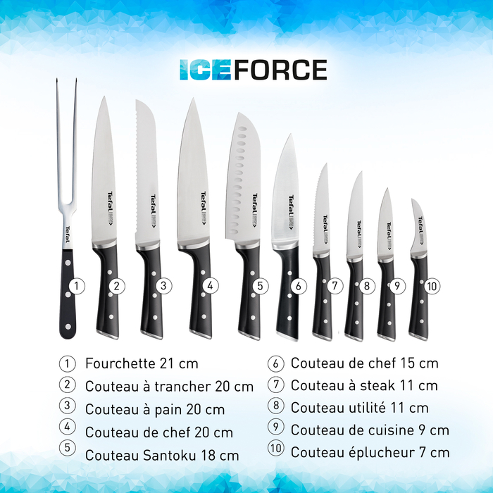 Ingenio Ice Force couteau chef 20cm