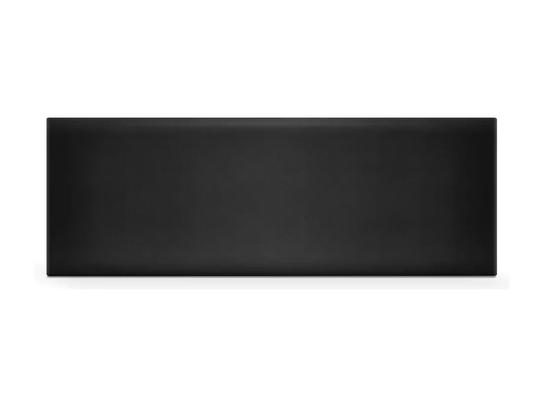 DHOME Tête de lit simili cuir lisse 160x50cm Lits 150/160 - Noir