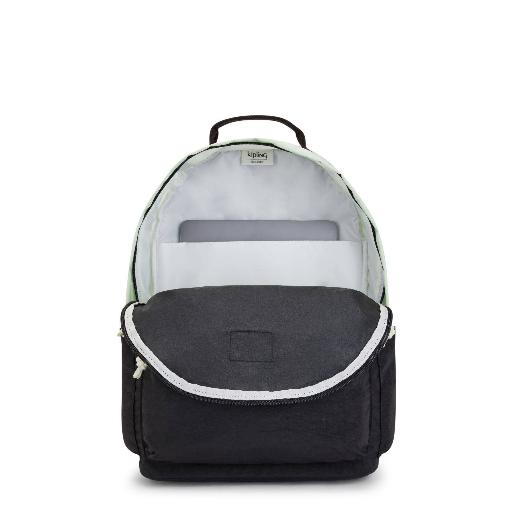 DAMIEN L Sac à dos polyvalent avec Housse pour Ordinateur - Airy Green Block