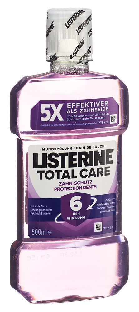LISTERINE Total Care Mundspülung<br>500 ml, Flasche, flüssig, Zahnschutz