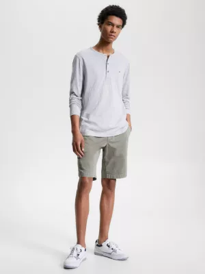 Camiseta Henley de manga comprida