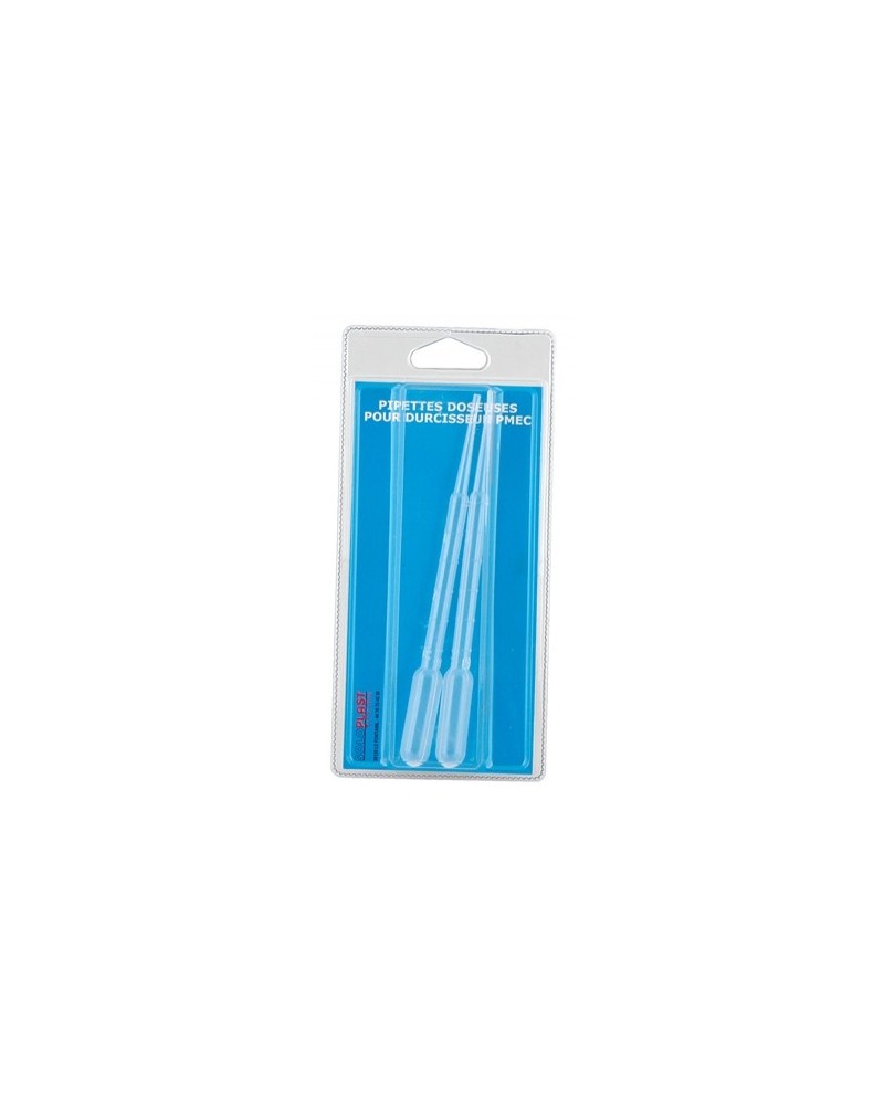 Pipette transparentes de 3ml lot de 2