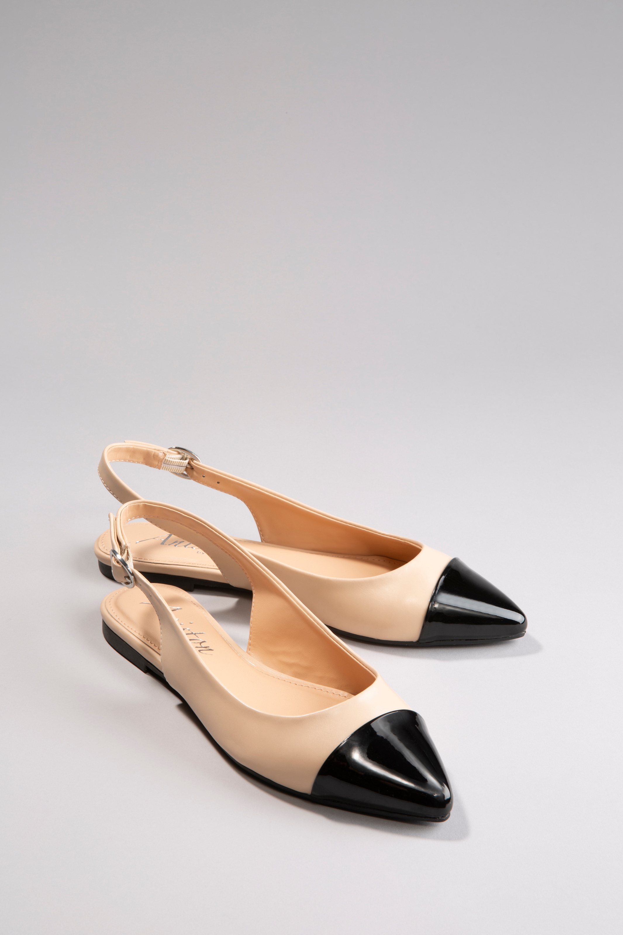 Aniston SHOES Slingpumps  , Flat, Sommerschuh, Lackspitze - in schmaler Form