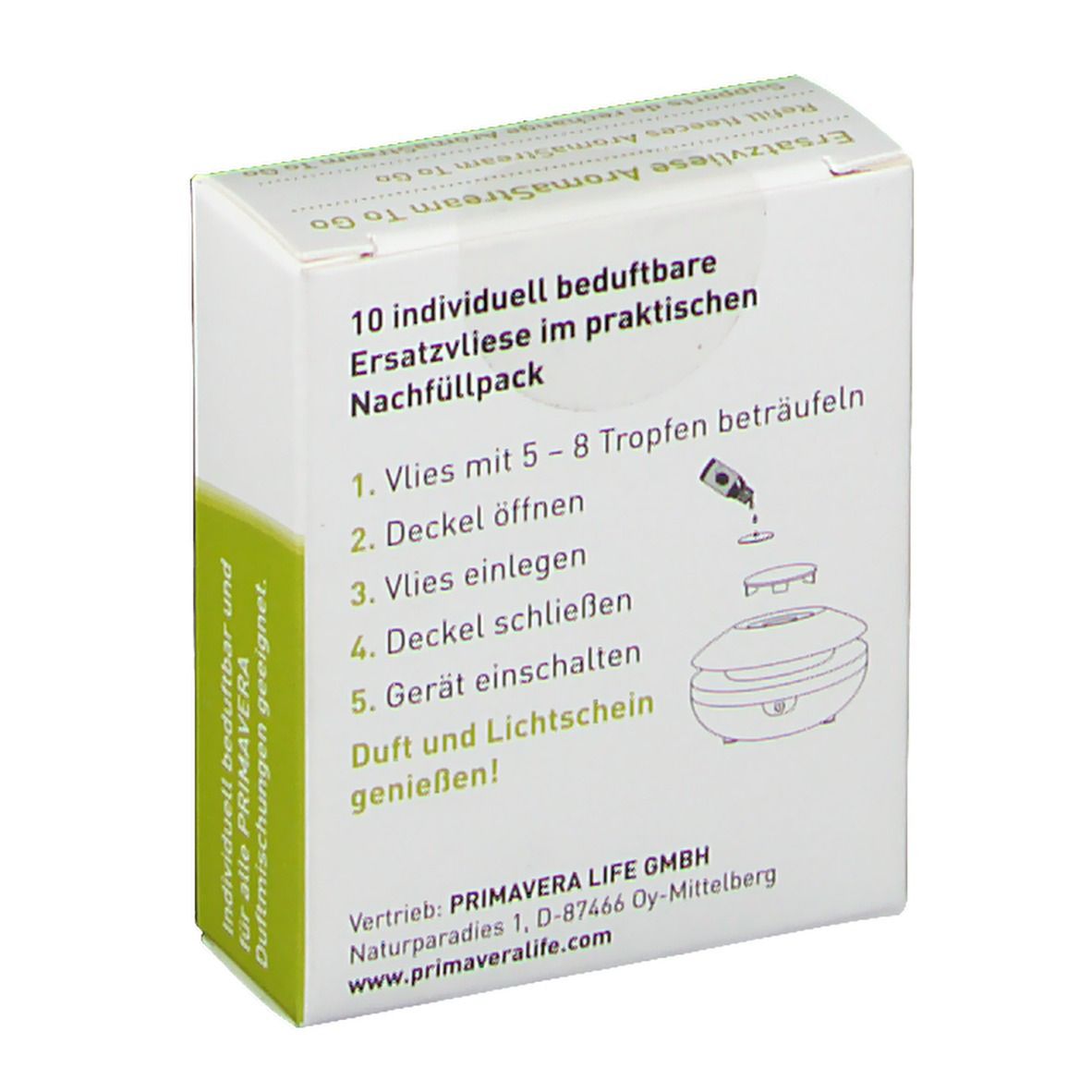 PRIMAVERA® Ersatzvliese AromaStream To Go