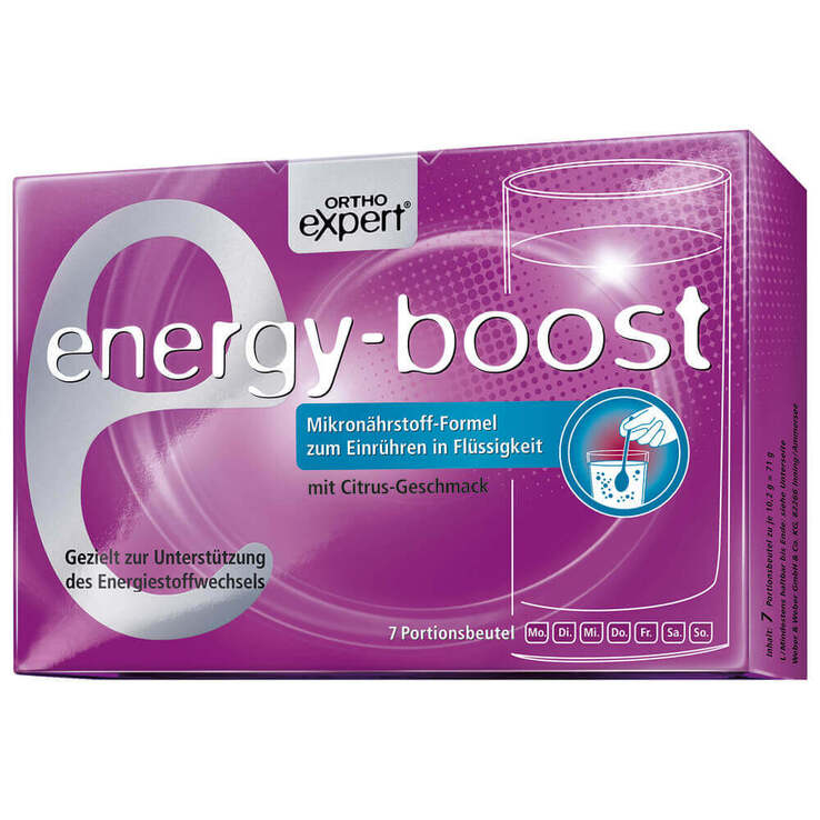 Energy-boost Orthoexpert Trinkgranulat, 7X11 g