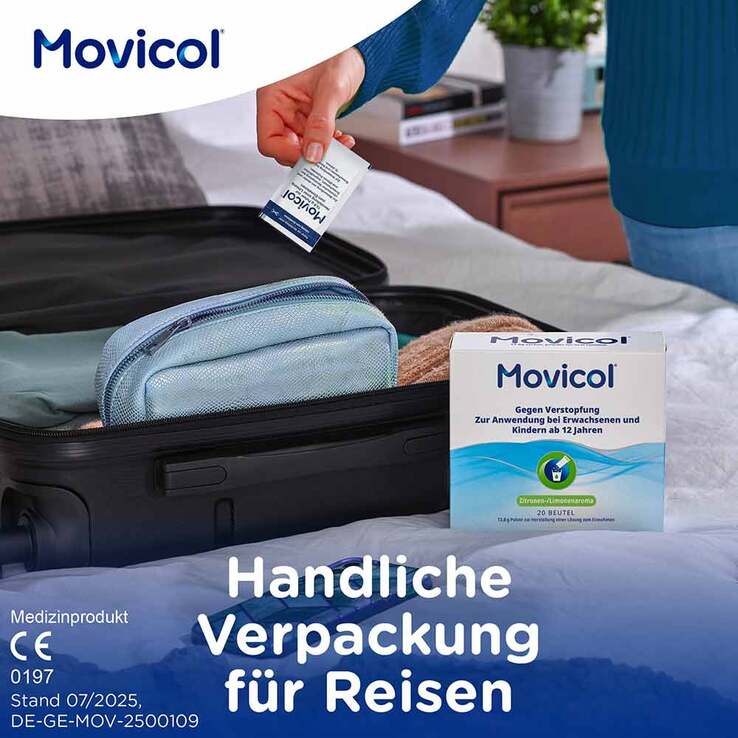 MOVICOL® Beutel Pulver – schnelle Hilfe bei Verstopfung, 50 St