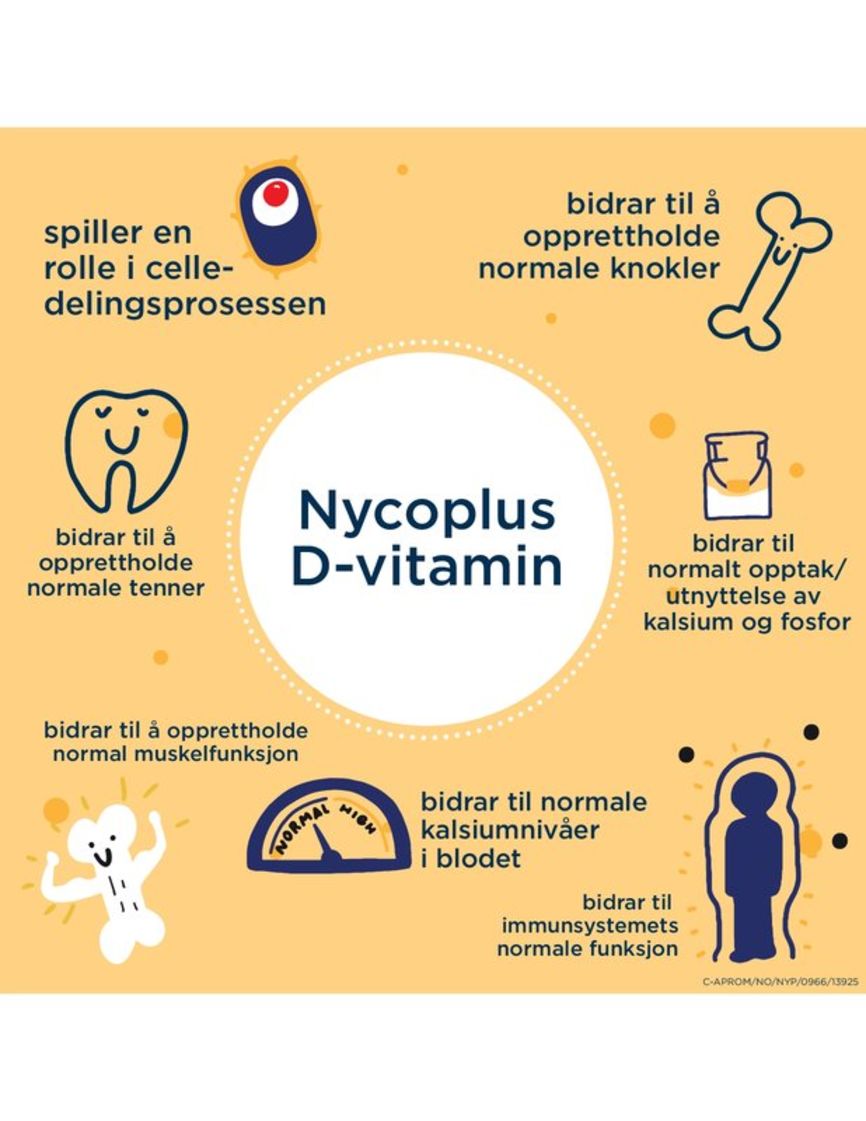 Nycoplus D3-vitamin dråper 10ml