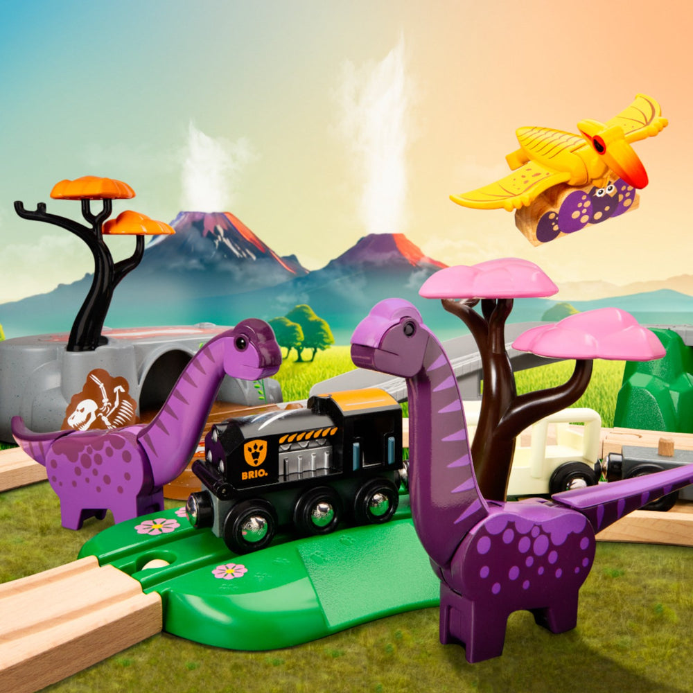 Køb BRIO® 36094 Togbanesæt Med Dinosaurer