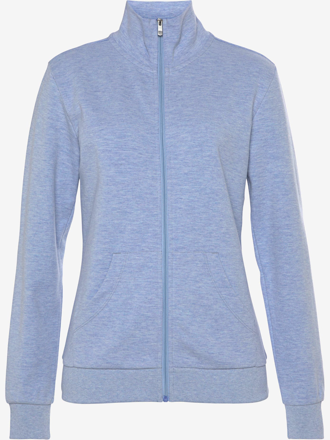 Veste sweat à col montant
