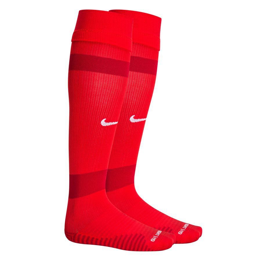 Nike Chaussettes de Football Matchfit Knee High - Rouge/Rouge/Blanc