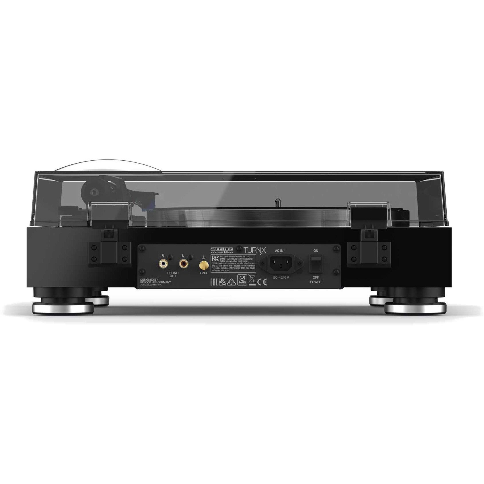 Reloop Turn X HiFi platenspeler met Ortofon 2M Blue cartridge