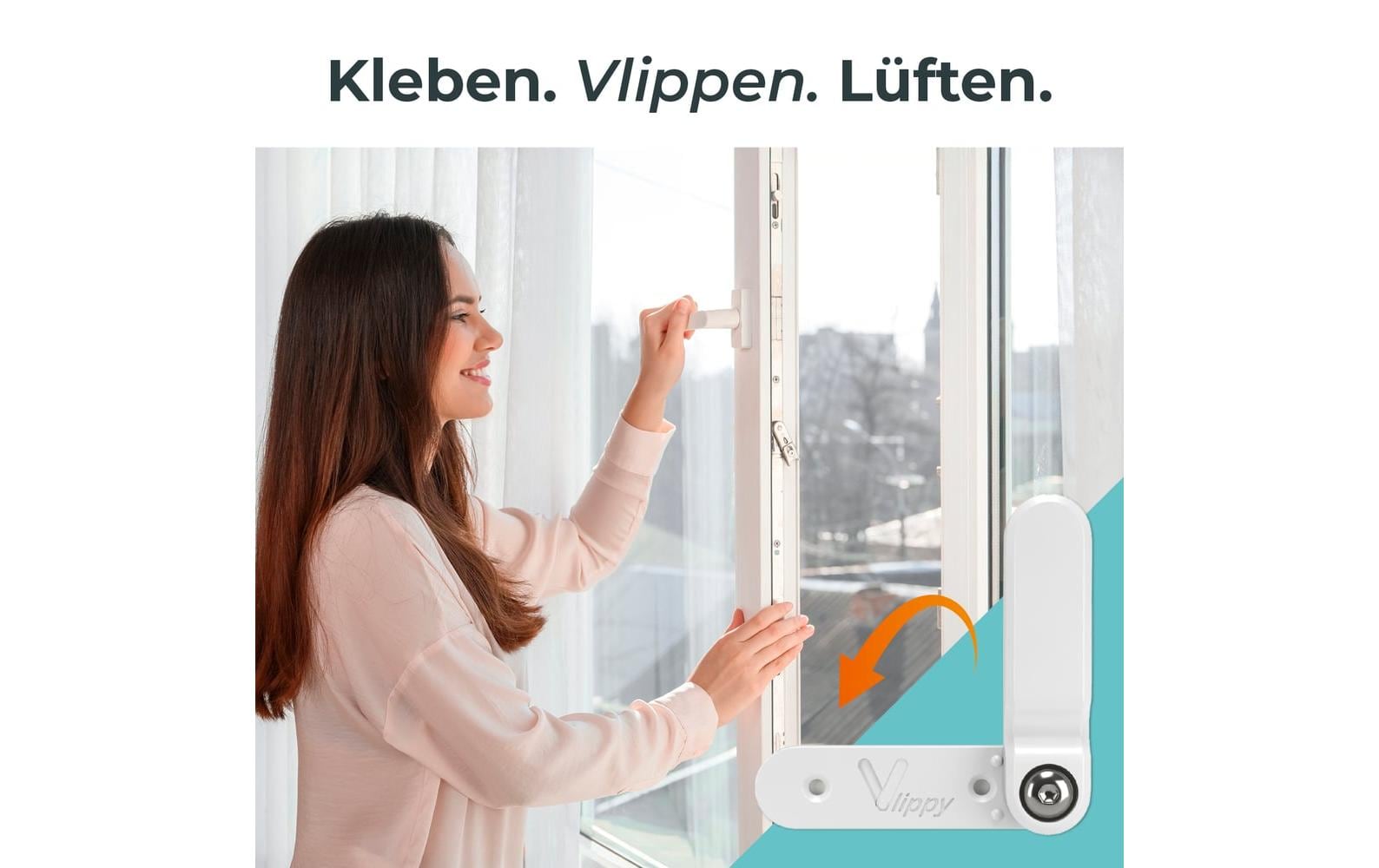 Tür- & Fensterstopper 2er-Set WeissSichere Stopper
