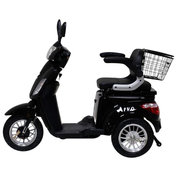 Arvo Elektrisk Scooter for Eldre P300 Svart