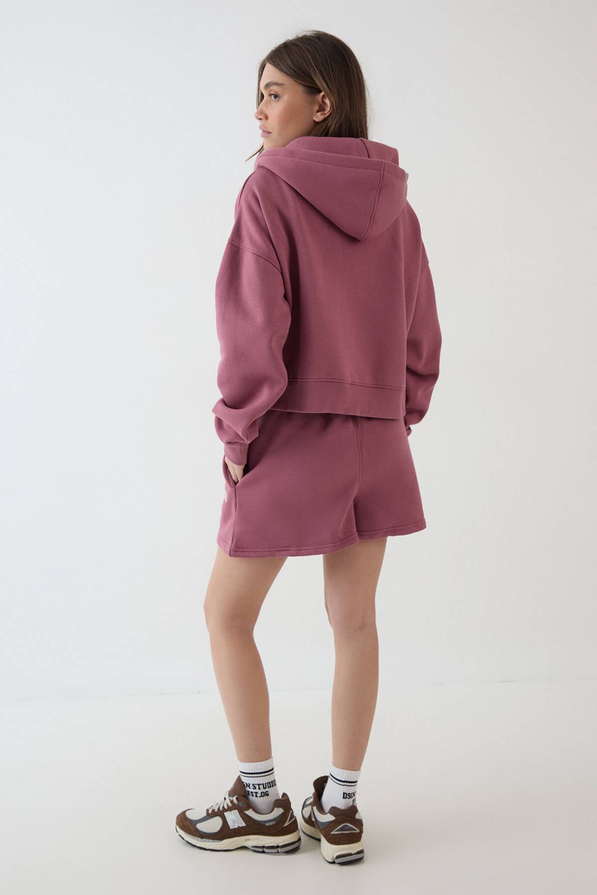 Sweat À Casynthétiqueche Zippé Boxy Avec Appliqué Collégial Dsgn Studio