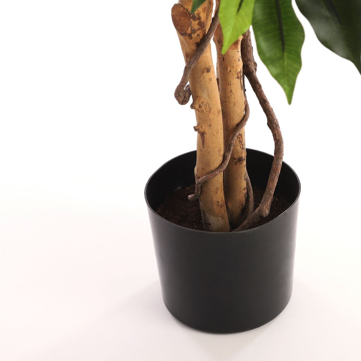 Mica decorations plante artificielle fiscus - 85x85x150 cm - pe - vert