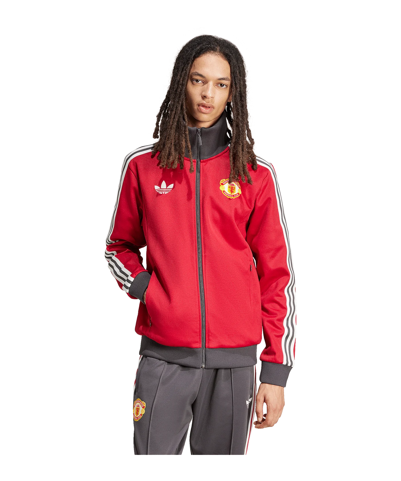 adidas Originals Manchester United Beckenbauer Sweatshirt Rot