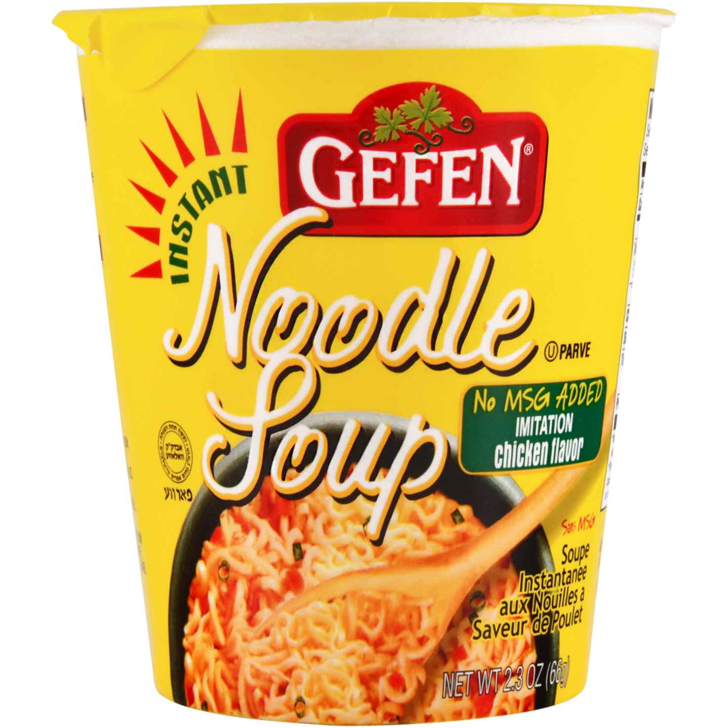 Gefen Instant Nudeln Suppe Huhn Aroma ohne MSG Koscher