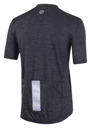 Maillot Manches Courtes Gravel MB Wear Nature Noir