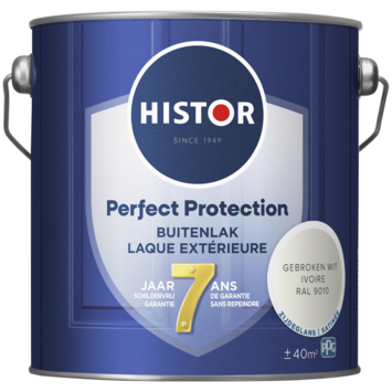 Histor Perfect Protection buitenlak zijdeglans RAL 9010 gebroken wit 2,5 liter