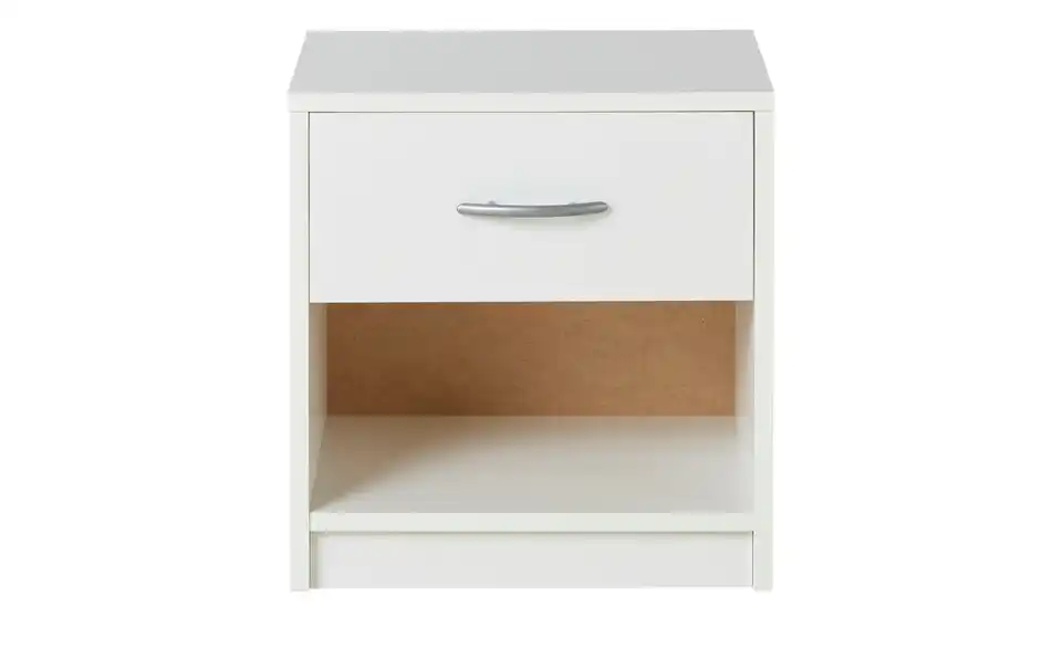 Nachtschrank 1 Schubkasten Pepe Weiß 1 Stück