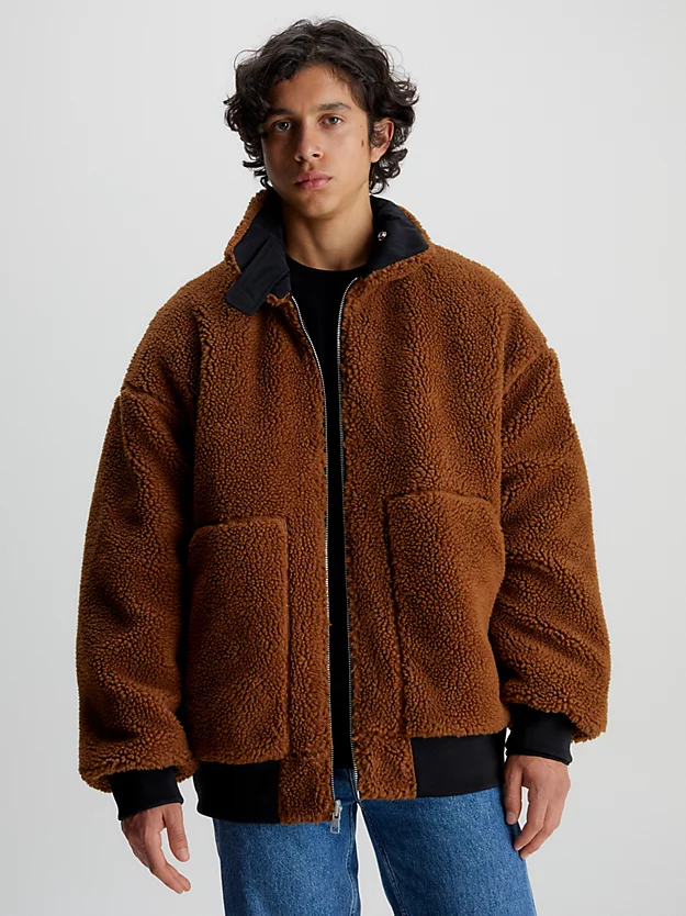 Jaqueta Bomber Reversível de Sherpa