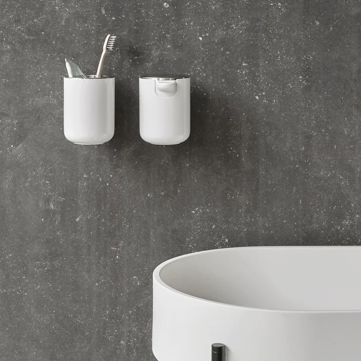 Audo - Bath Zahnbürstenhalter wandmontiert, schwarz