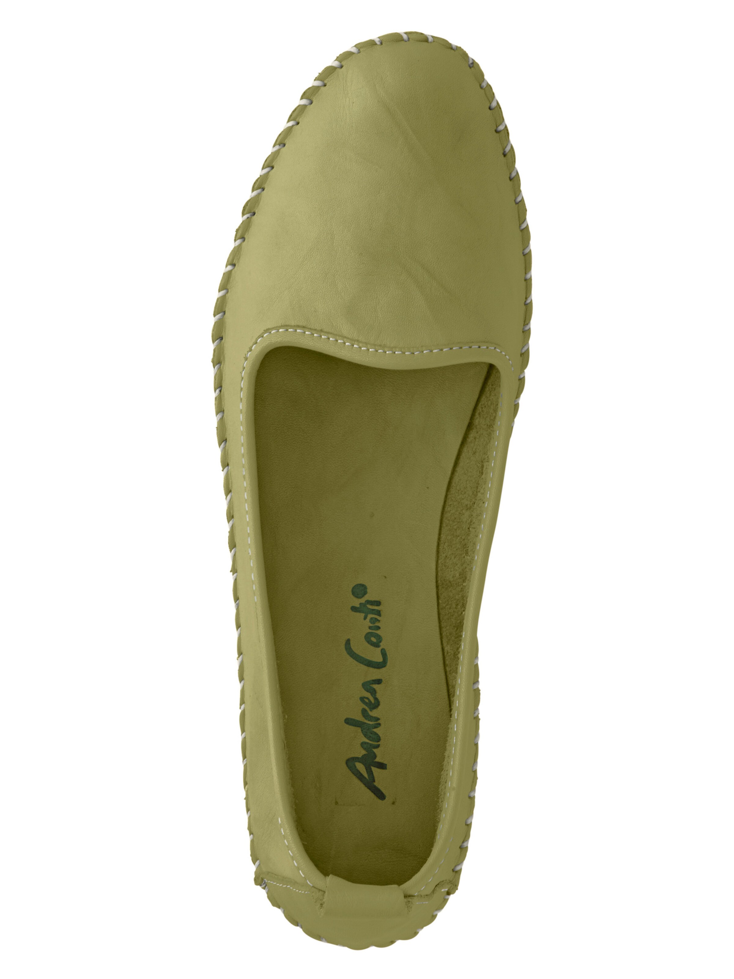 Andrea Conti Slipper in grün