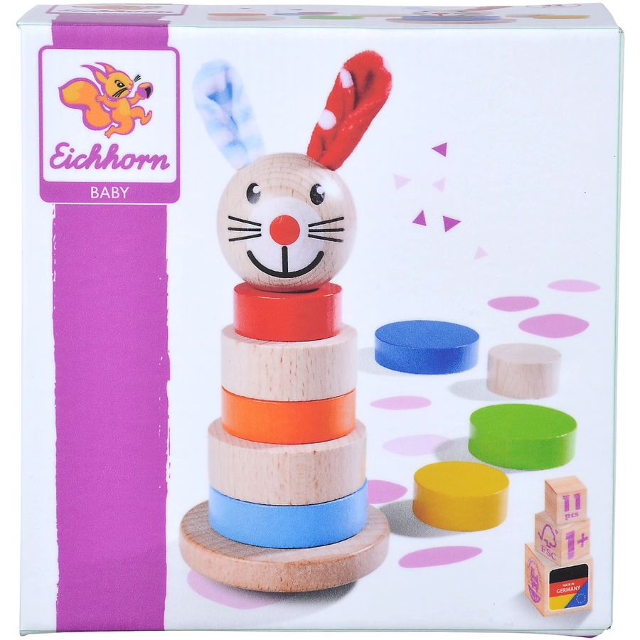 Eichhorn Baby Stapelturm Hase
