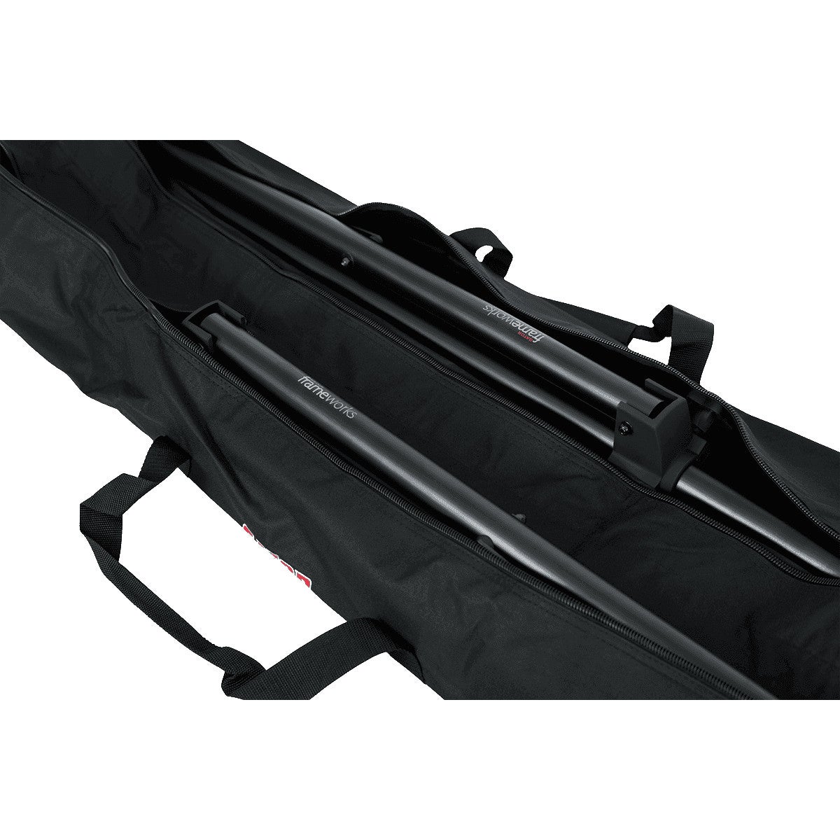 Gator Cases GPA-SPKSTDBG-58DLX nylon tas voor 2x speaker-standaard / 6x mic standaard