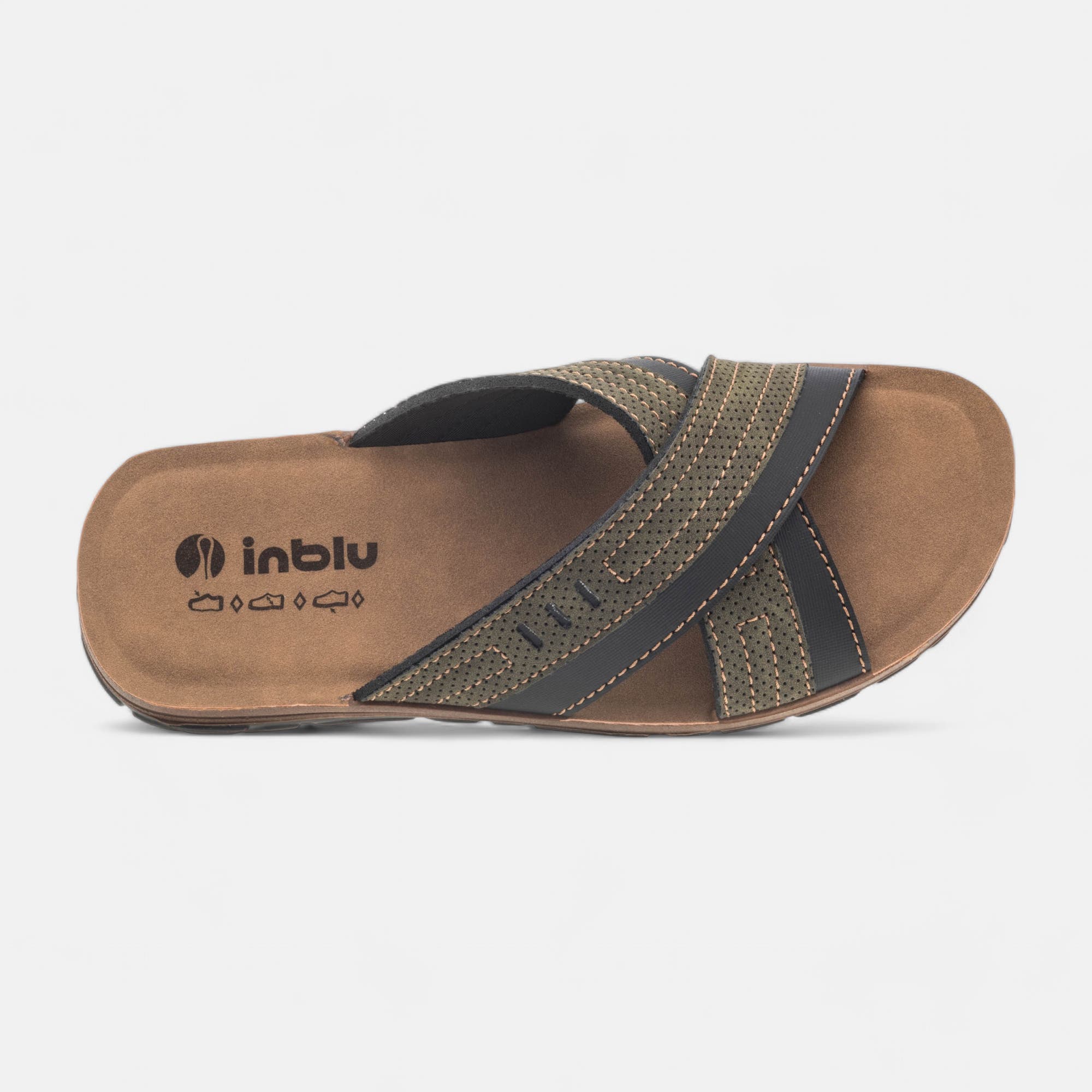 Mules Homme kaki