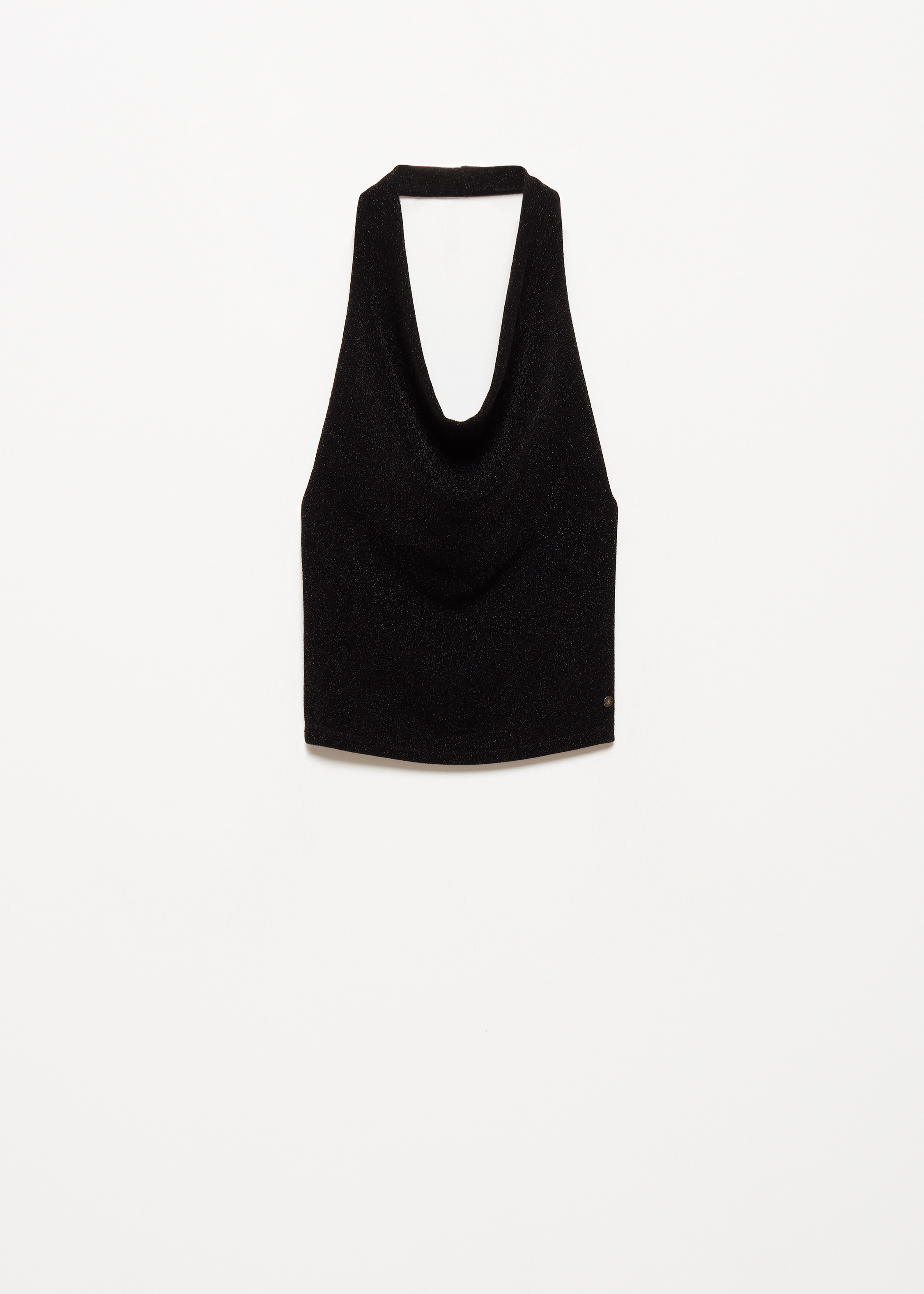 Halter top met glitter