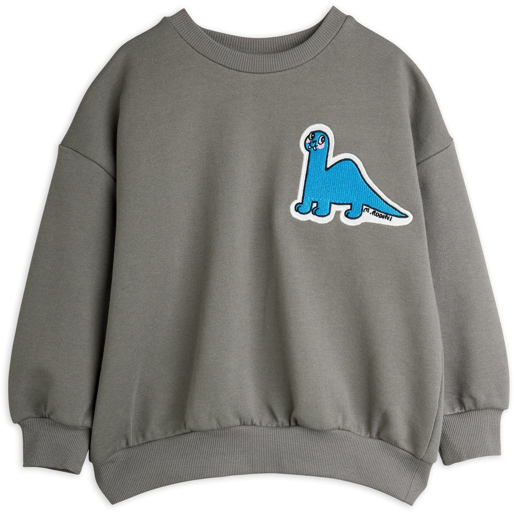 Køb Mini Rodini Grey Dino Patch Sweatshirt